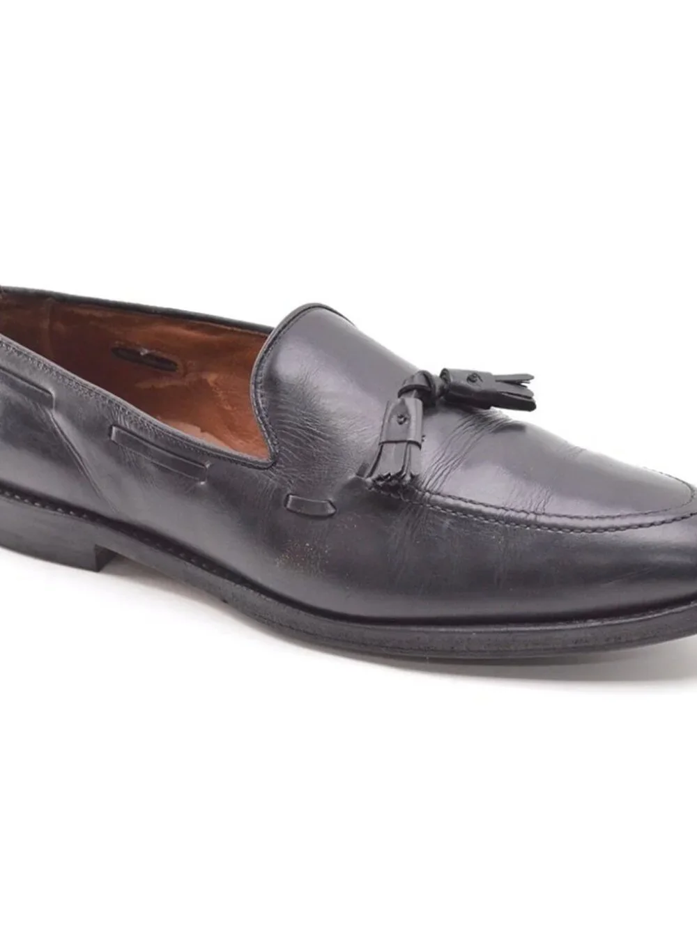 Allen Edmonds Grayson Black Tassel Loafers Men 11 D